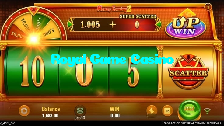Royal Game Casino casino presented on mobile device in Pakistan with slots and live games